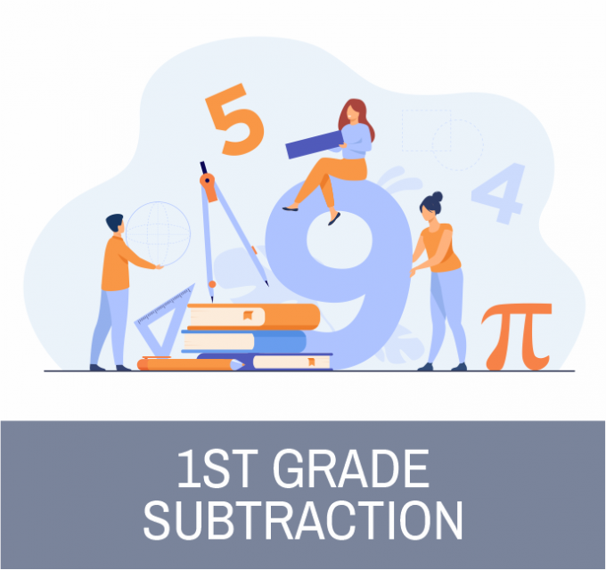 1st Grade Subtraction Icon